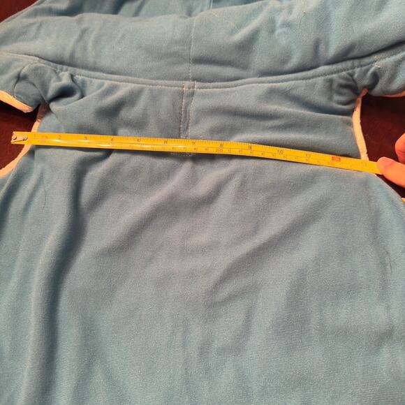 Metallic Dog Puffer Jacket W/ Hood. XL. Hook & Loop Tape closure Water Resistant - Picture 6 of 12